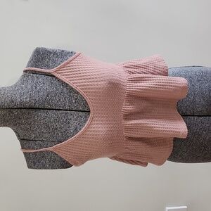 Mauve crop cami